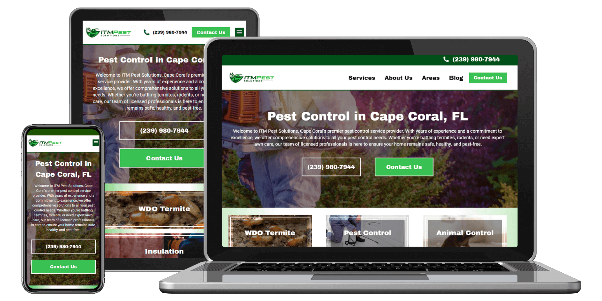 Web Design for Pest Control