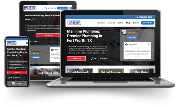 Mainline Plumbing Web Design